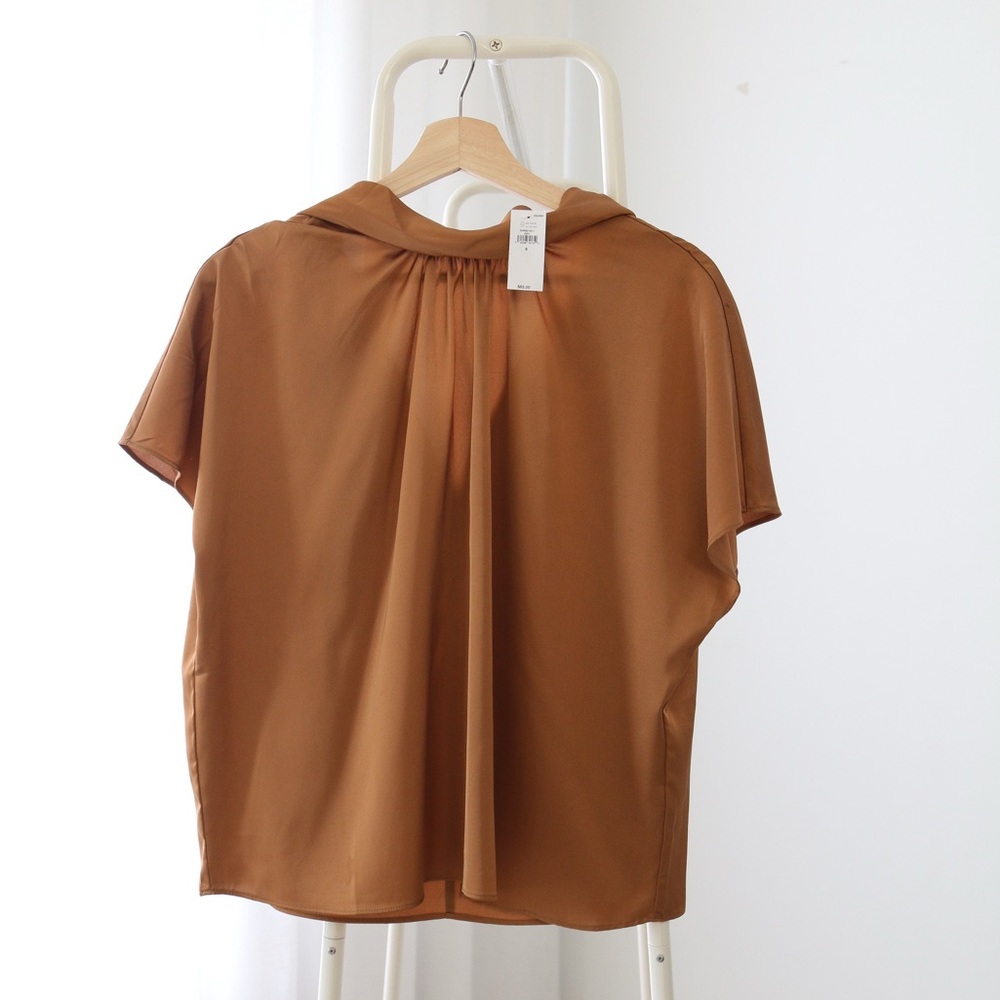 NWT Banana Republic Factory Tie Back Blouse
